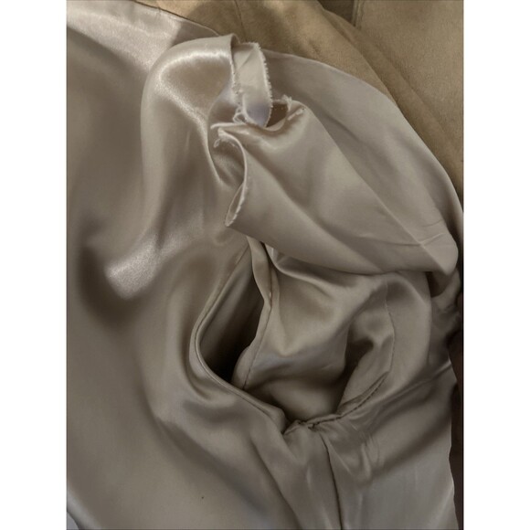 Women’s Camel Suede Trench Coat, Unbranded, No Tag - Picture 14 of 14